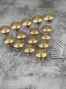 Modern Simple Gold Small Handle Cupboard Drawer Single-Hole Handle Cupboard Door Round Furniture Small Handle - Multicolor - View 10