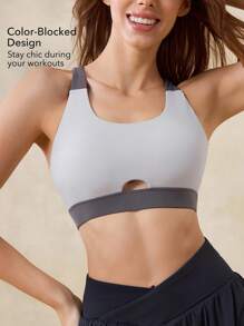 OutZeal Women Quick-Dry Sweat Wicking Removable Pads Adjustable Straps Low Support Sport Bra Gym Yoga Workout