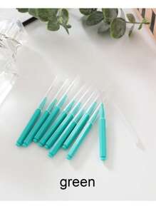 SHEIN 50 件深层清洁牙间刷不锈钢丝配尼龙刷毛，非常适合牙齿和牙缝，口腔卫生必需品 - 彩色 - 查看 23