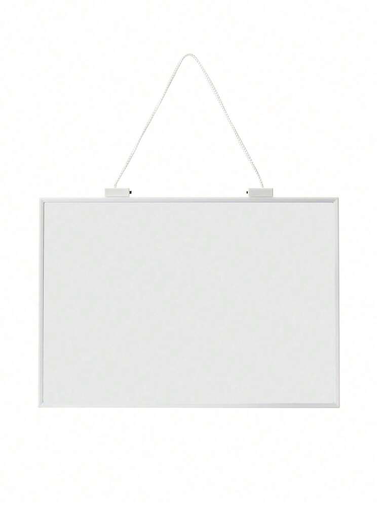 1 块 A4 尺寸干擦板，带绳，适用于墙壁，小型干擦白板，悬挂式白板，带 3 支磁性可擦记号笔，适用于儿童，可擦除留言书写绘画学校和家庭用品 - 彩色 - 查看 8