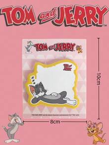 TOM & JERRY X SHEIN Cartoon Pattern Sticky Notes Set-Cute Cartoon Memo Pads For Office School Supplies, Collectible Stationery - Multicolor - View 3