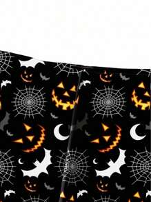 EMERY ROSE Spider Web And Bat Pattern Leggings, Halloween Pants, All-Season Casual Leggings, The Perfect Halloween Costume-Women's Wear Fall Cloth For Women - Multicolor - View 3