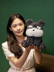 POKOJA LAND 1pc Plush Soft Stuffed Animal Doll Cute Puppy Dog Toy Figure Decor Gift For Women Girls Birthday Christmas Valentine Home Room Decorations Kawaii Pet Lover Present Party Favors Cartoon Animal Stuffed Toy - Multicolor - View 5