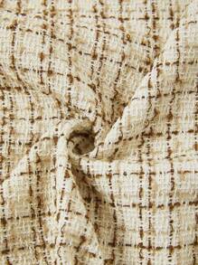 Ellevyn 秋冬时尚杏色女士开衫长袖大衣