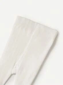 Cozy Pixies 1件装女宝宝可爱简约保暖厚实柔软舒适打底裤 - 白色 - 查看 9