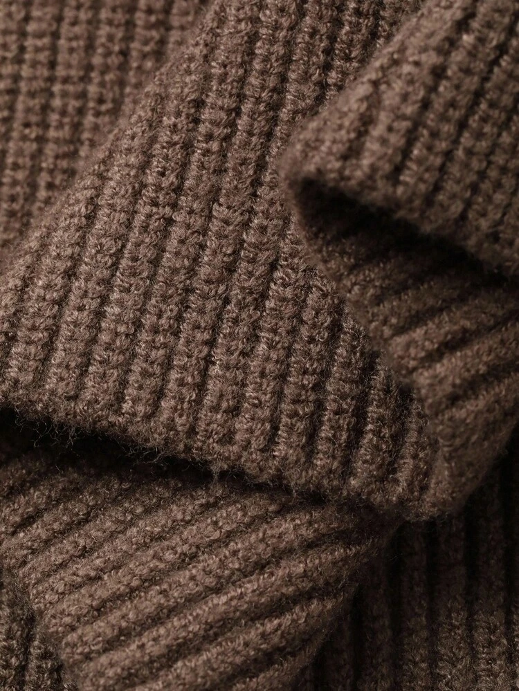 Beaded Jacquard Floral Decor V-Neck A-Line Long Sleeve Flare Sleeve Short Dress, Casual & Elegant Women Sweater Dress, Autumn/Winter