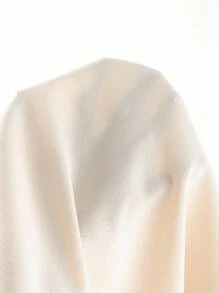 EMERY ROSE 大码女式花卉印花拼布圆领宽松休闲连衣裙