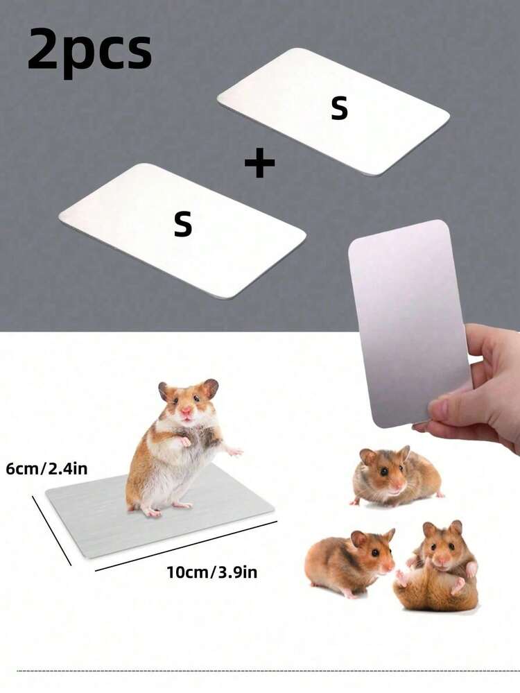 1 件仓鼠铝制冷却垫，小动物散热垫，冷却垫 - 厚金属冷却垫，夏季散热板，防止仓鼠和豚鼠中暑，理想的小宠物降温产品，适用于豚鼠、兔子 - 非常适合宠物降温和舒适！ - 彩色 - 查看 22