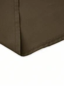 GlowEve Women's Elegant High-Waisted Pleated Skirt, Spring Summer Maxi Women Fall Cloth For Women - Mocha Brown - View 4