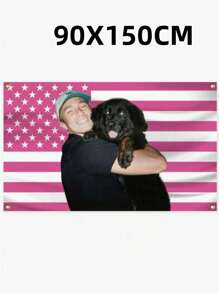 1 件 Rafe Cameron 杂志旗帜 - 趣味旗帜 - 可爱 3x5 英尺 - 非常适合房间、大学宿舍、男人窝、兄弟会会所 - 室内/室外墙旗派对礼物家居装饰挂毯横幅生日装饰派对装饰 - 粉色 - 查看 10