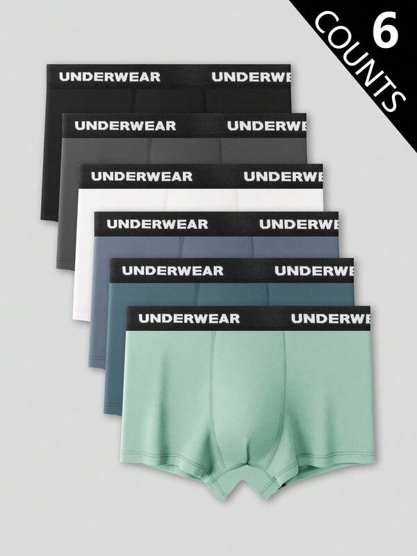 5pcs/Pack Teen Boy Fashionable, Comfortable, Lightweight Sports, "Easyfave" Boxer Briefs For Teenage Boys Teen Underwear Boys Boxer Briefs Boys Underwear Boys Briefs Boys Underwear Pack