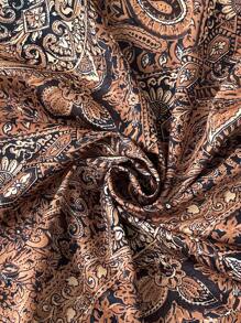 Breezaya 佩斯利印花吊带露背吊带连衣裙 超长度假海滩装 女款 - 彩色 - 查看 1