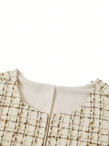 Ellevyn 秋冬时尚杏色女士开衫长袖大衣