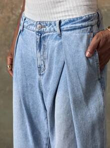 AKNOTIC Men's Woven Casual Loose Straight Leg Pants, Fashionable Daily Wear