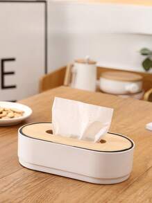 Hộp đựng khăn giấy hình bầu dục kiểu Bắc Âu, hộp đựng khăn giấy để bàn sáng tạo, hộp đựng khăn giấy trang trí. - Nhiều màu - Xem 17
