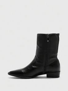 CUCCOO BIZCHIC Women's Mid-Calf Elegant Commuter Boots - Black - View 9