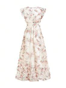 SHEIN Clasi 多巴胺花卉印花连衣裙，夏日假期 - 彩色 - 查看 9