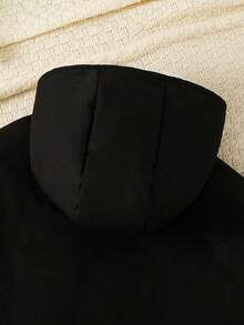 男童休闲保暖连帽冬季外套 - 彩色 - 查看 4