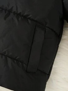 Genkimix Kids 男童字母印花拉链冬季夹克 - 彩色 - 查看 5