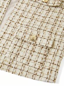 Ellevyn 秋冬时尚杏色女士开衫长袖大衣