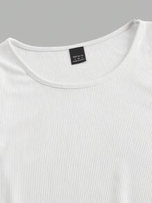 SHEIN EZwear 4件套女士性感紧身露脐吊带背心，适合夏季穿着 - 彩色 - 查看 8