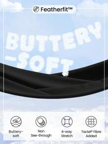 GLOWMODE FeatherFit™ Sweetheart Neck Crisscross Back Wide Strap Sports Bra - Black - View 5