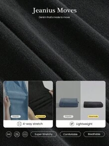 GLOWMODE Jeanious 超弹力经典牛仔喇叭牛仔裤 Jflare 带五个口袋 瑜伽日常