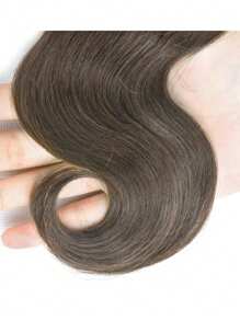 深棕色波浪卷发 1 件真人发束 161820 英寸 #2 巧克力棕色雷米接发 女士巴西双拉 - S2 - 查看 7