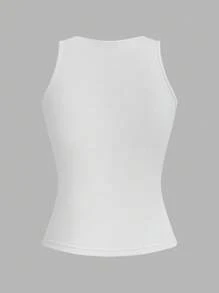 SHEIN EZwear 4件套女士性感紧身露脐吊带背心，适合夏季穿着 - 彩色 - 查看 10