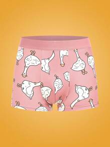 Men's 5pcs Animal Printed Boxer Briefs Sets - Multicolor - View 13