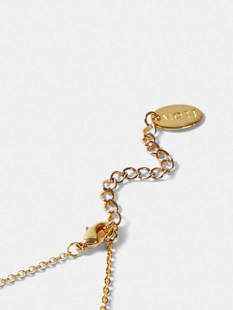 S.W.Smiley x MOTF 18K GOLD PLATED STAR & SMILING FACE NECKLACE
