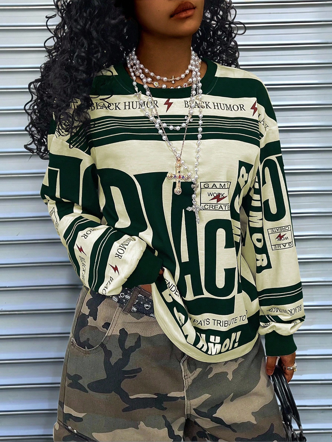 Rovax Relaxed Fit Round Neck Drop Shoulder Sweatshirt