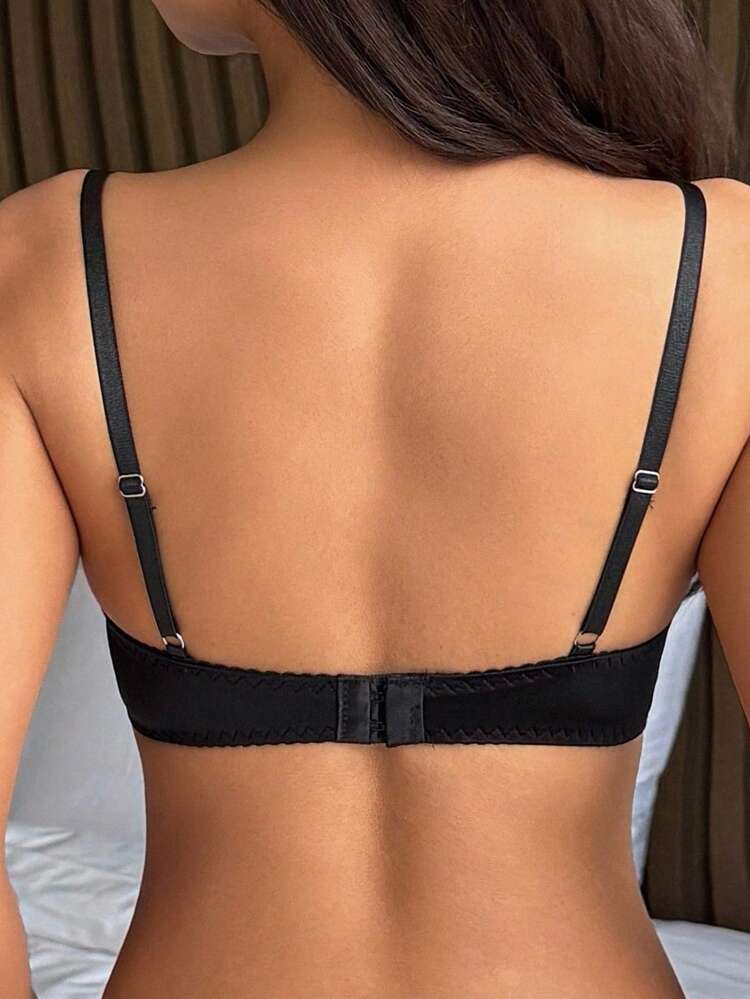 Adjustable Lace Patchwork Camisole Bra For Women Lingerie For Women