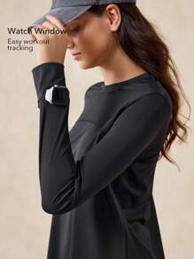 OutZeal SunProof UPF50+ Cooling Sun Protection Long Sleeve Tee Women With Watch Window