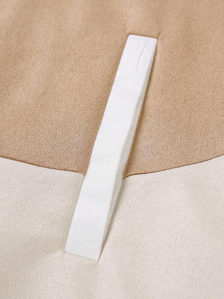 Manfinity EMRG 男士拼色拉链夹克，街头风格短款夹克拉链夹克短款上衣夹克男士短款拉链夹克男士短款夹克拉链短款夹克 - 彩色 - 查看 7