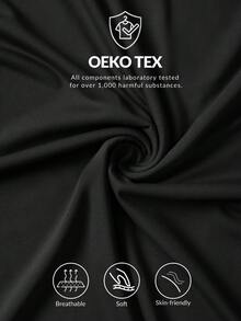 Silquee 魔力系列纯灰色宽领无袖吊带背心，休闲修身，性感女式背心+加长裙，基本款，柔软弹力亲肤面料，零压力塑身衣，双层设计，特殊拼布工艺，国际认证安全 - 黑色 - 查看 8