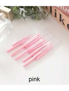 SHEIN 50 件深层清洁牙间刷不锈钢丝配尼龙刷毛，非常适合牙齿和牙缝，口腔卫生必需品 - 彩色 - 查看 25