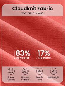 GLOWMODE Cloudknit Peekaboo Cut-Out Drawstring Jumpsuit With Side Pockets Daily - Orange - View 5