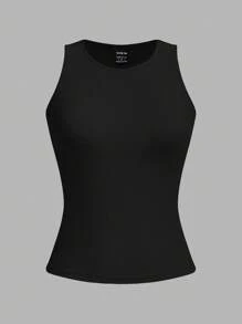 SHEIN EZwear 4件套女士性感紧身露脐吊带背心，适合夏季穿着 - 彩色 - 查看 11