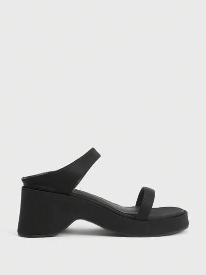 Sugerpunk 女士夏季新款厚底方头时尚舒适户外凉鞋