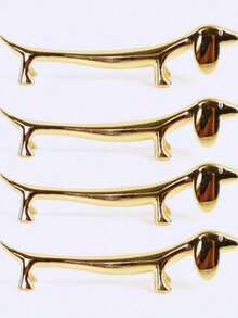 1 件不锈钢狗/鹿筷子架，日式可爱筷子架，汤匙架，刀叉架，腊肠犬餐具架，家居装饰，餐桌装饰，厨房，圣诞礼物