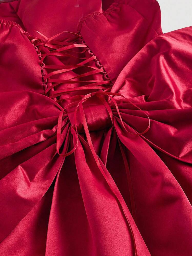shein red corset dress Long Corset Mermaid Prom Formal Dress Red