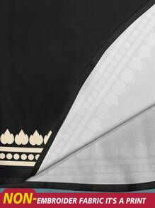 EMERY ROSE 黑色印花大码衬衫 - 彩色 - 查看 5