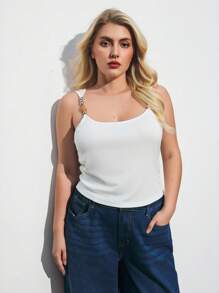 Maija ملابس علوية أبيض كاجوال صيفي للسيدات البدينات، بتصميم أنيق وأنيق على الطراز البوهيمي، مناسب للشاطئ والعطلات الصيفية، ملائم للارتداء في المكتب والخروج والعمل والتخرج والعطلات الأوروبية والعمل في هاواي - أبيض - مشاهدة 5