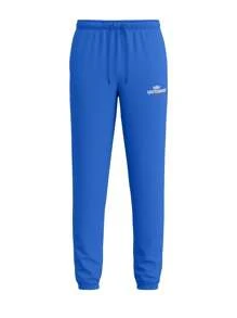 Nike Sportswear Club - Men's Drawstring Waist Cuffed Casual Sweatpants - Blue - View 1