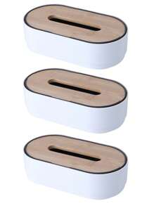 Hộp đựng khăn giấy hình bầu dục kiểu Bắc Âu, hộp đựng khăn giấy để bàn sáng tạo, hộp đựng khăn giấy trang trí. - Nhiều màu - Xem 16