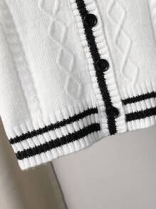 Souflis Souflis 秋冬款男童休闲撞色边开衫