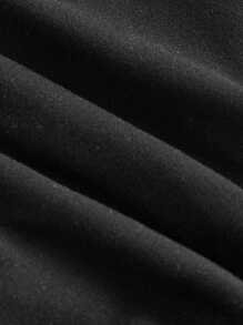 SHEIN MOD 女士优雅纯色扭纹吊带背心，夏季 - 酒紅色 - 查看 4