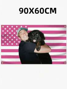 1 件 Rafe Cameron 杂志旗帜 - 趣味旗帜 - 可爱 3x5 英尺 - 非常适合房间、大学宿舍、男人窝、兄弟会会所 - 室内/室外墙旗派对礼物家居装饰挂毯横幅生日装饰派对装饰 - 粉色 - 查看 11