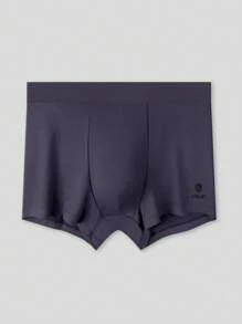 5件装男士舒适柔软弹力字母印花平角内裤 - 彩色 - 查看 3